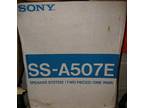 Sony Ss-a507e Speakers Unused Condition